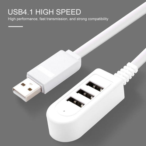 3 Port Multi USB Hub 5V Splitter External Extension Cable For USB Devices Computer Connect Line Phone Charging Wire