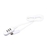 3 Port Multi USB Hub 5V Splitter External Extension Cable For USB Devices Computer Connect Line Phone Charging Wire