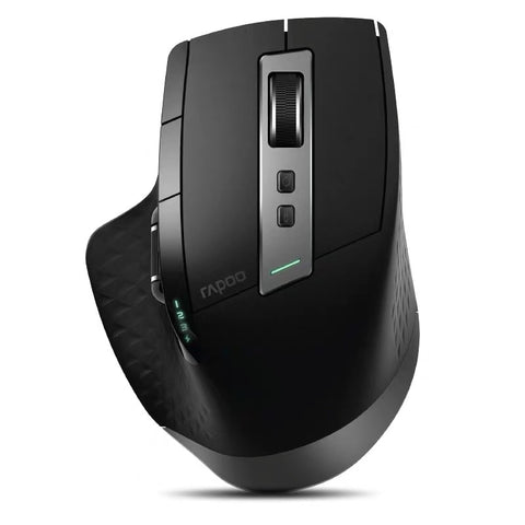 Rapoo MT750PRO Rechargeable Multi-mode Wireless Mouse Easy-Switch between Bluetooth and 2.4G up to 4 Devices for Computer Phone